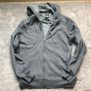 NWT  Reebok gray hoodie. Size Large